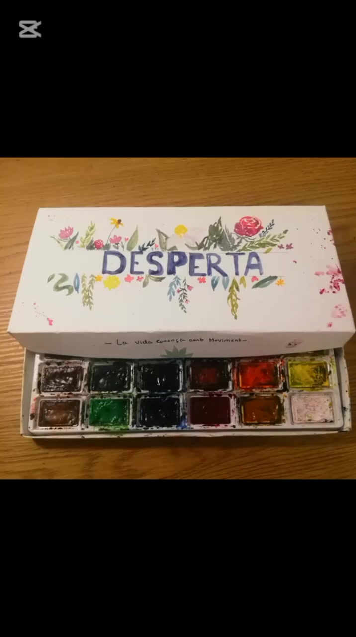 DESPERTA box and watercolor palette reveal